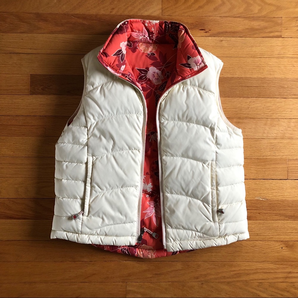 L.L. Bean reversible down puffer vest